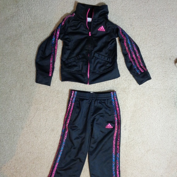girls adidas warm up suit